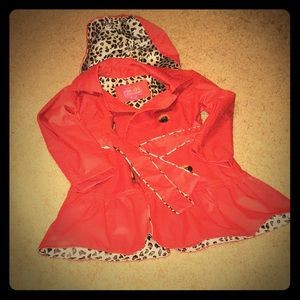 Toddler Girls Rain Coat (New) no tags